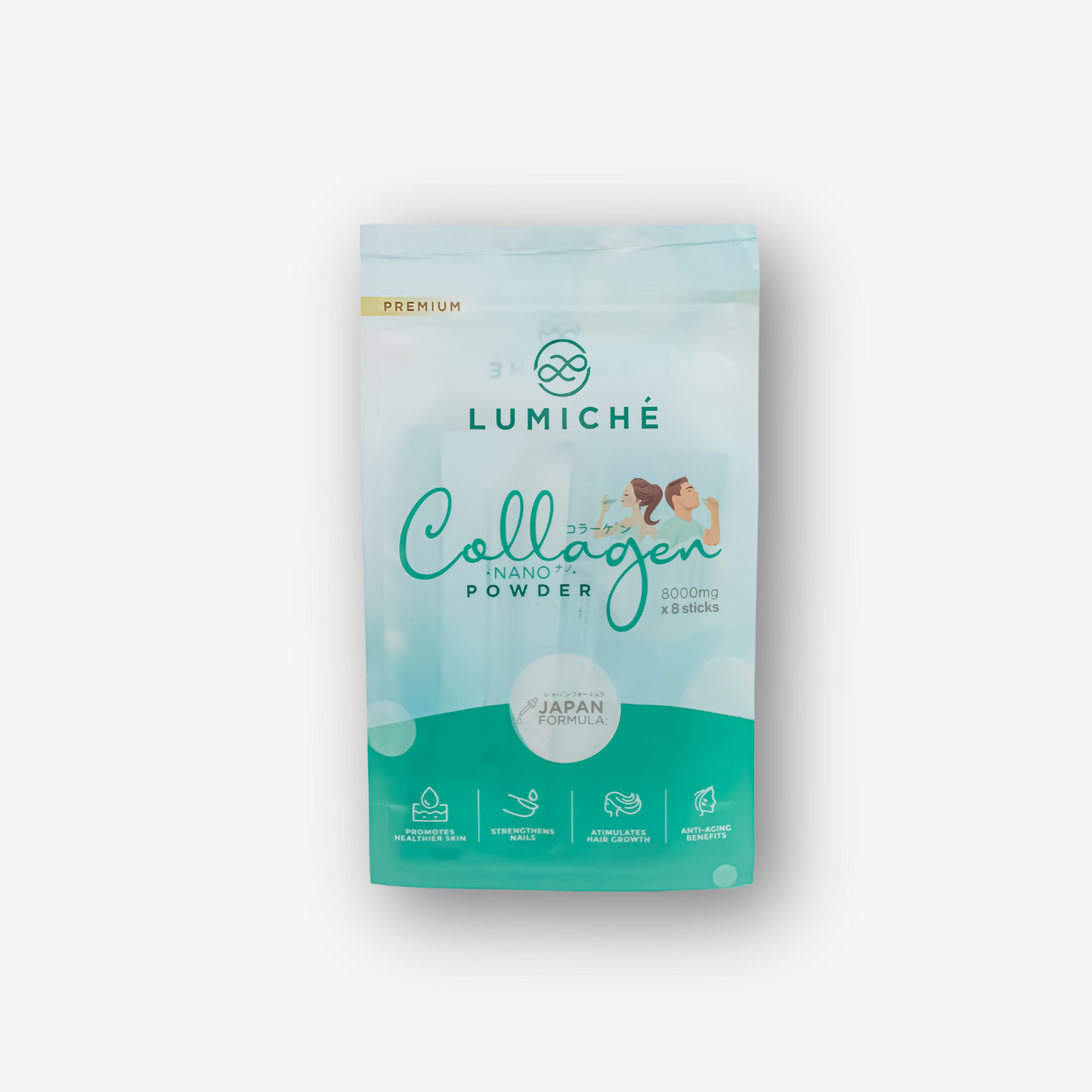 Collagen Nano Powder Japan Formula 8000mg 8 Sticks